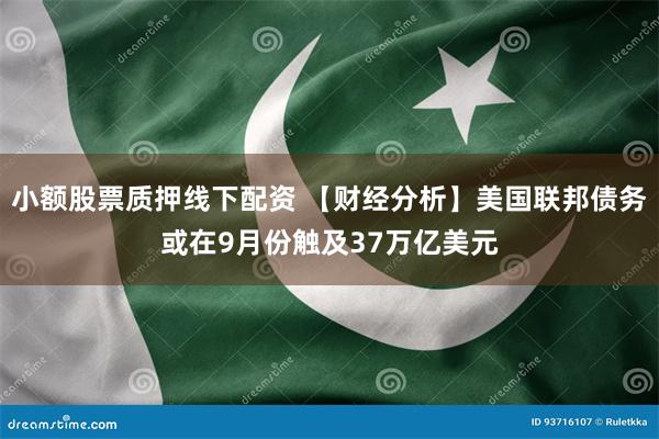 小额股票质押线下配资 【财经分析】美国联邦债务或在9月份触及37万亿美元
