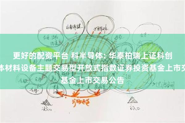 更好的配资平台 科半导体: 华泰柏瑞上证科创板半导体材料设备主题交易型开放式指数证券投资基金上市交易公告