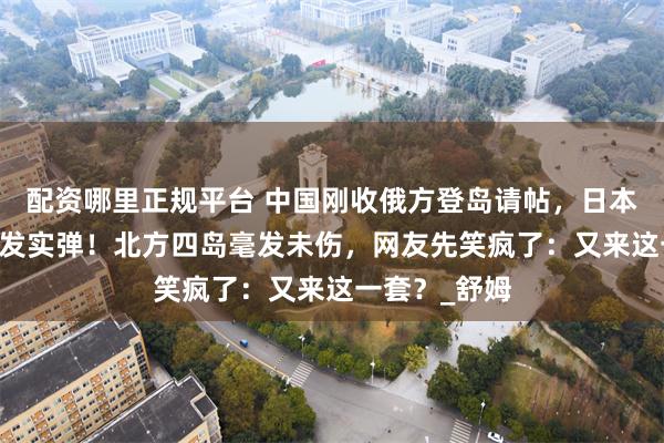配资哪里正规平台 中国刚收俄方登岛请帖，日本立刻开火66发实弹！北方四岛毫发未伤，网友先笑疯了：又来这一套？_舒姆